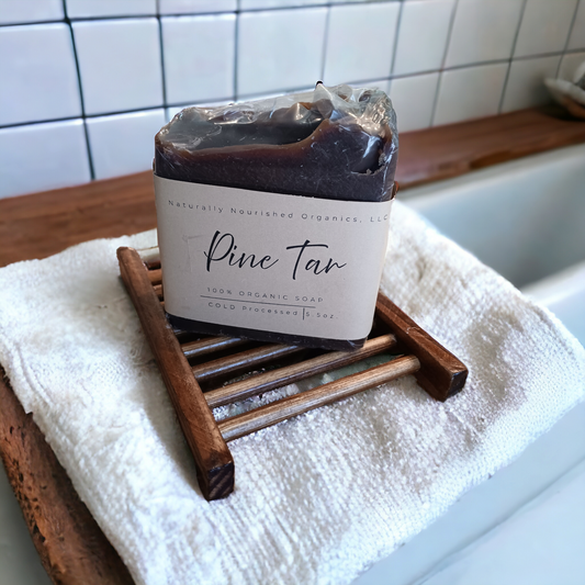Pine tar soap