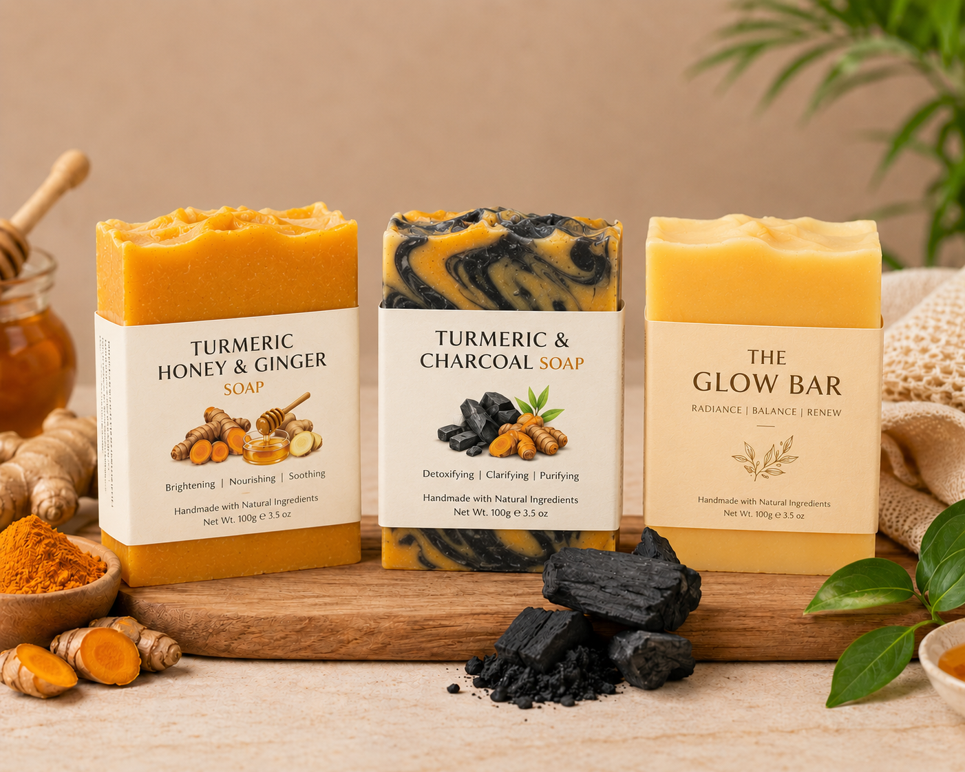 Turmeric Soap Trio