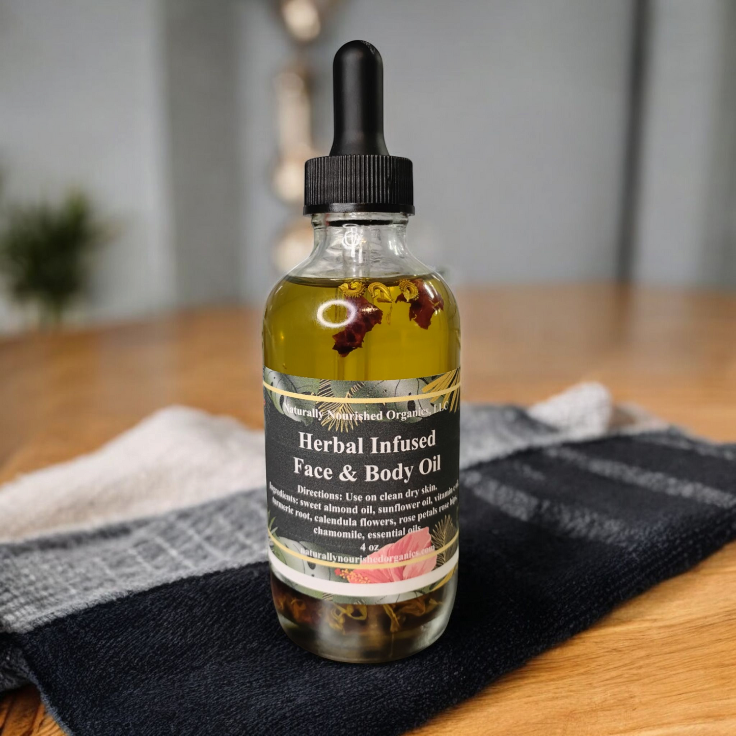 Herbal Infused face and body oil