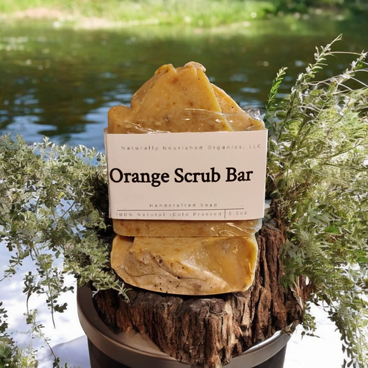 Orange scrub bar