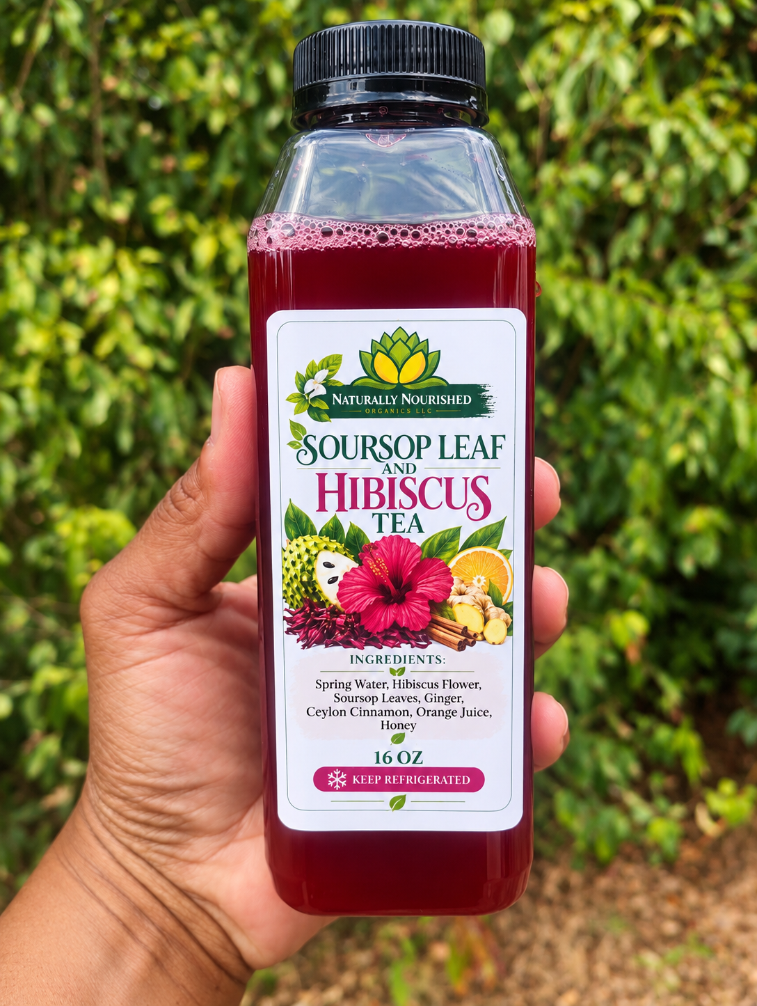 Soursop Leaf and Hibiscus Tea