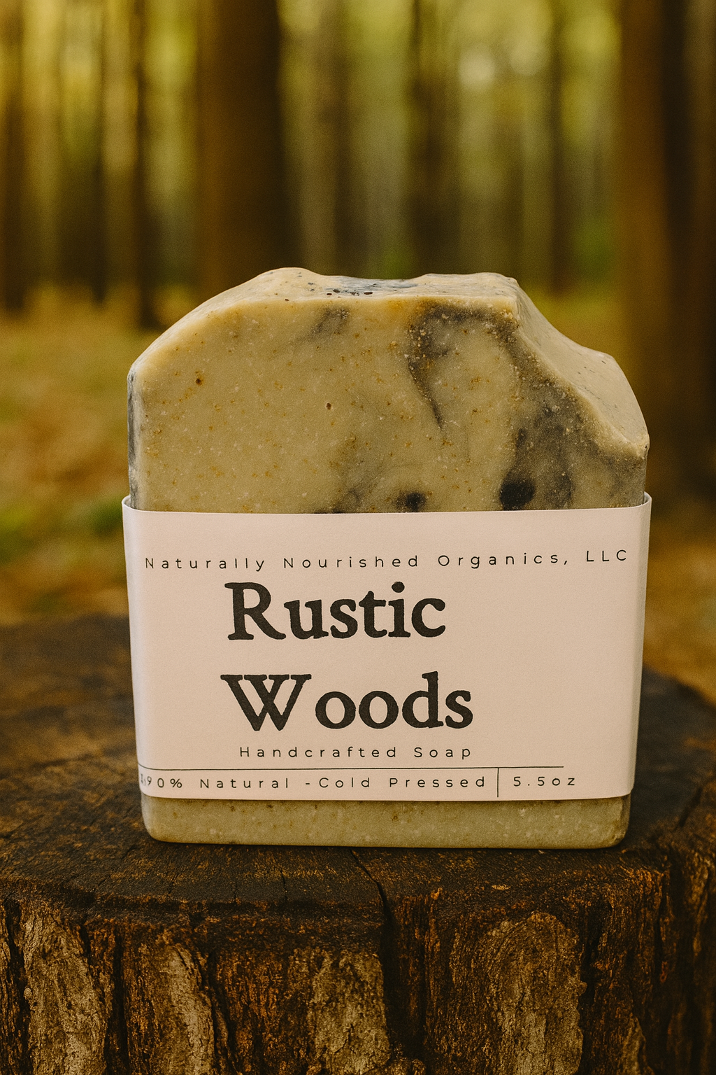 Rustic woods soap for men